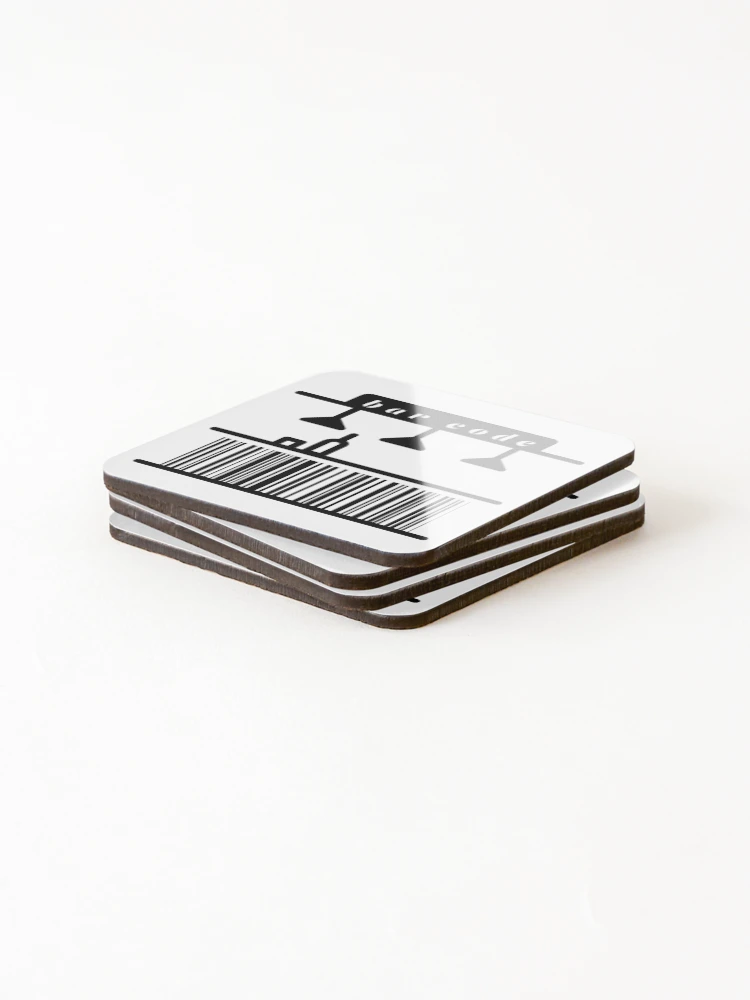 Thumbnail 4 of 5, Coasters (Set of 4), Bar Code designed and sold by Isabella Gore.