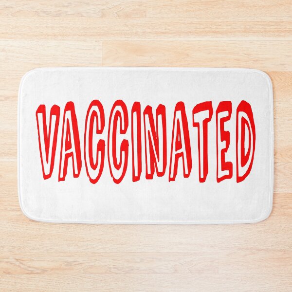 Item preview, Vacunado-completamente vacunado-orgullosamente vacunado-Estoy vacunado 8 rojo_blanco designed and sold by DrStickerManiac.