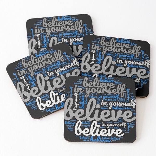 Item preview, BELIEVE IN YOUR SELF - shape cloude designed and sold by ildafdhome.