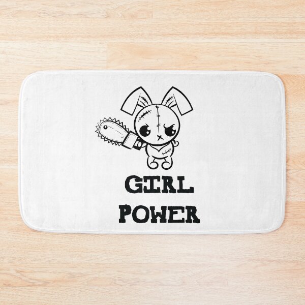 Item preview, Girl Power Cute Cartoon Grumpy Voodoo Bunny designed and sold by ProjectX23.