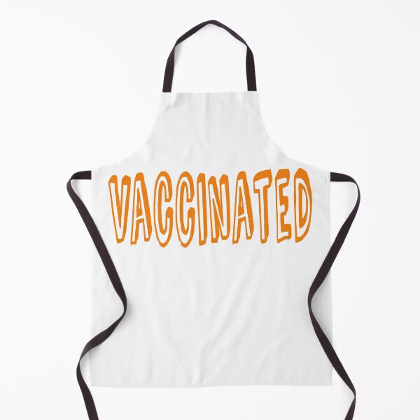 Item preview, Vaccinated-fully vaccinated-proudly vaccinated-I am Vaccinated 10 orange_white designed and sold by DrStickerManiac.