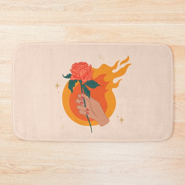 Item preview, Chicana Rose With Flames Tattoo Latina Empowerment designed and sold by gugenia.