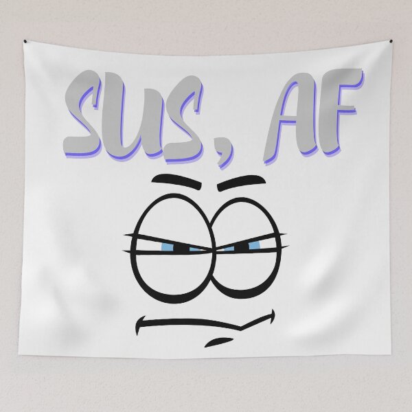 Item preview, SUS, AF Face - black/blue designed and sold by miTeless seDign.