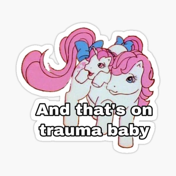 Traumacore Sticker for Sale by aribriana