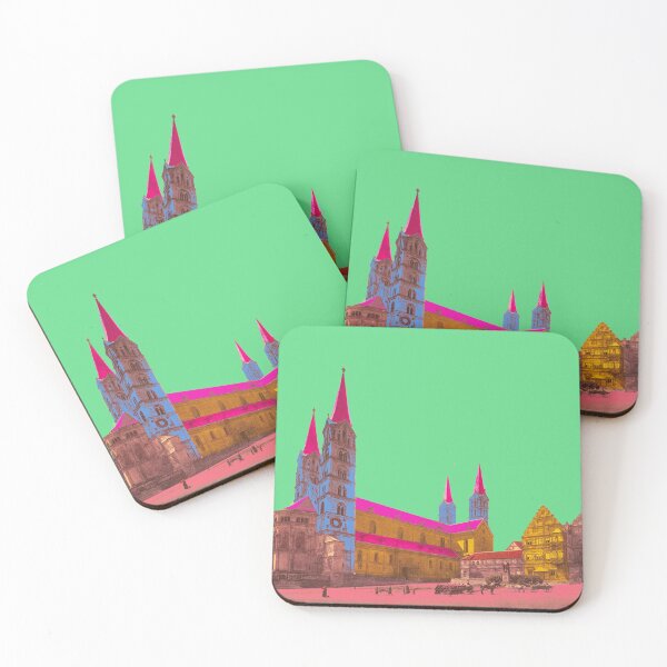 Item preview, Bamberg Cathedral, cityscape, Romanesque architecture in Germany designed and sold by Mauswohn.