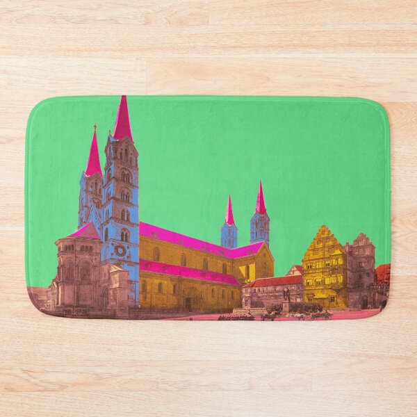 Item preview, Bamberg Cathedral, cityscape, Romanesque architecture in Germany designed and sold by Mauswohn.