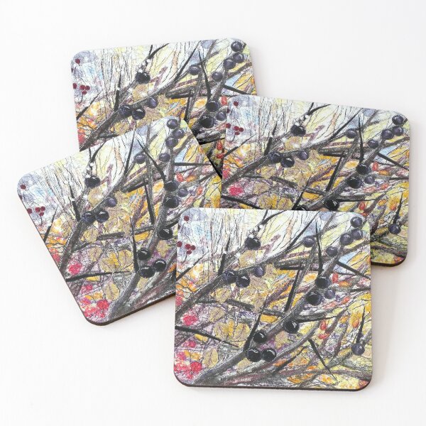 Item preview, Hedgerow. Berries. countryside hedge. Rose hip designed and sold by NisaKiley.