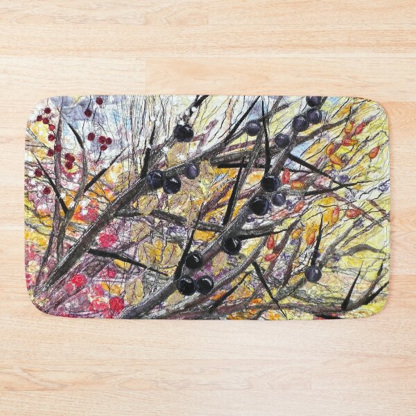 Item preview, Hedgerow. Berries. countryside hedge. Rose hip designed and sold by NisaKiley.