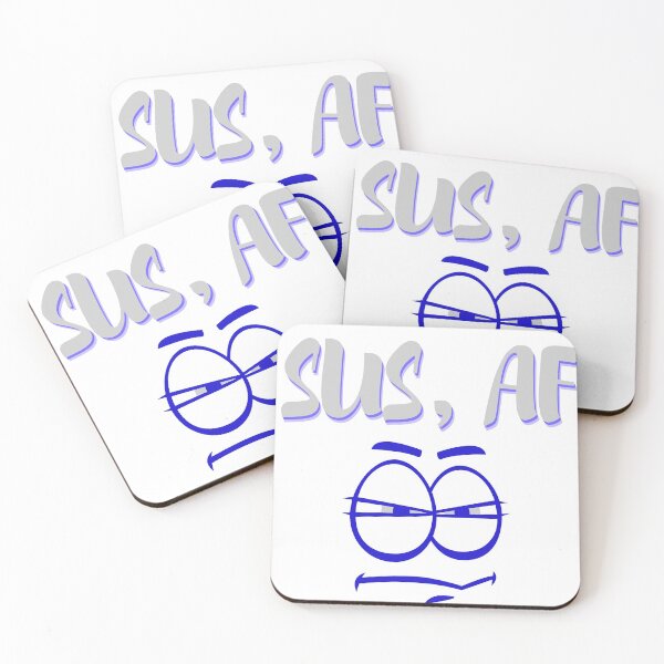 Item preview, SUS, AF Face - grey/blue designed and sold by miTeless seDign.