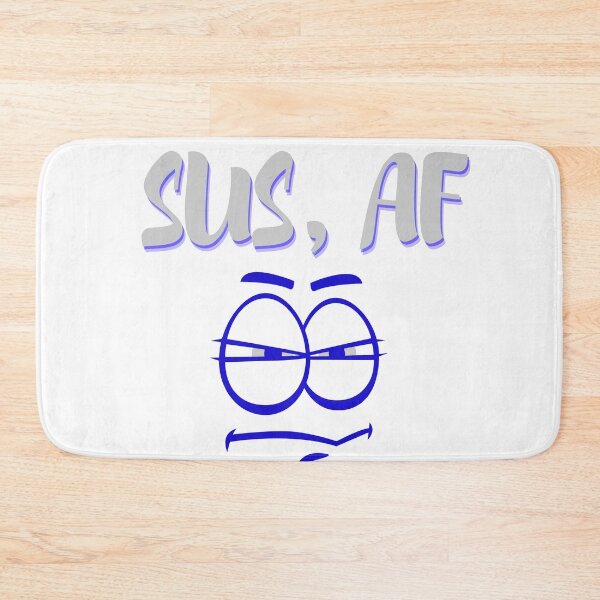 Item preview, SUS, AF Face - grey/blue designed and sold by miTeless seDign.