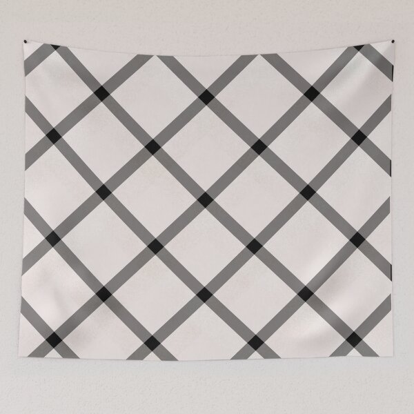 Item preview, Diagonal Black and White Plaid designed and sold by squishyrainbow.
