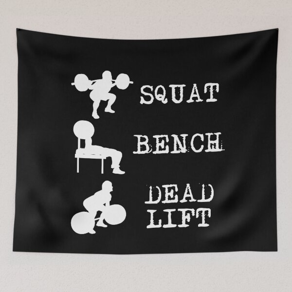 Item preview, Squat Bench Deadlift Power Lifting powerlifting designed and sold by digiluminate.