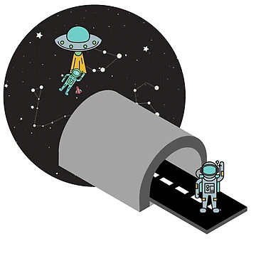 Artwork thumbnail, Alien pathway by Raseelvm