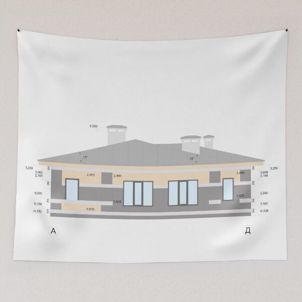 Item preview, Detailed private house facade elements, architectural technical drawing, vector  designed and sold by Familyshmot.