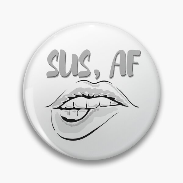 Item preview, SUS, AF Bad Bite- gris / blanco designed and sold by miTeless seDign.