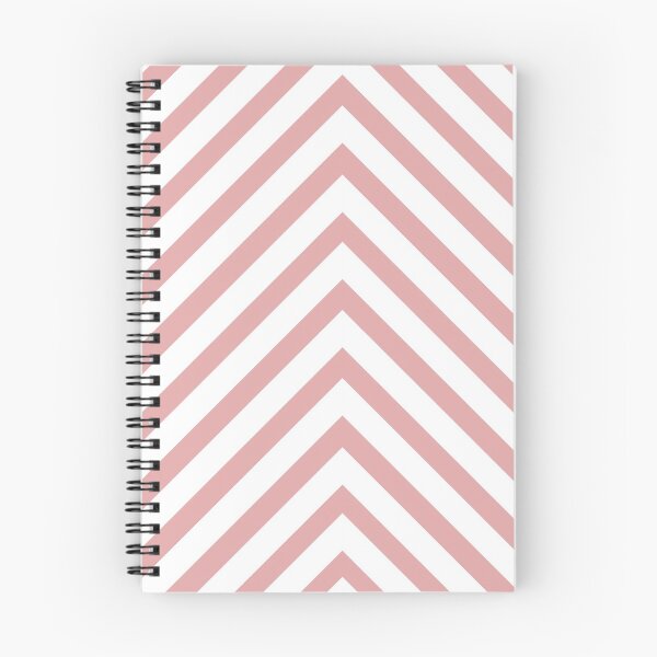 Item preview, White Chevron Stripes on a Peachy Pink Background designed and sold by squishyrainbow.