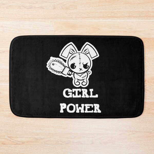 Item preview, Girl Power Cute Cartoon Grumpy Voodoo Bunny designed and sold by ProjectX23.