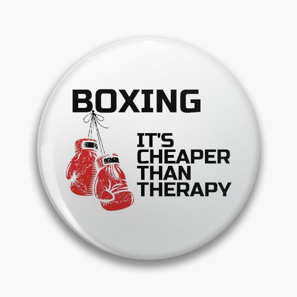 Item preview, Boxing It's cheaper than therapy designed and sold by Masmalinncheek.