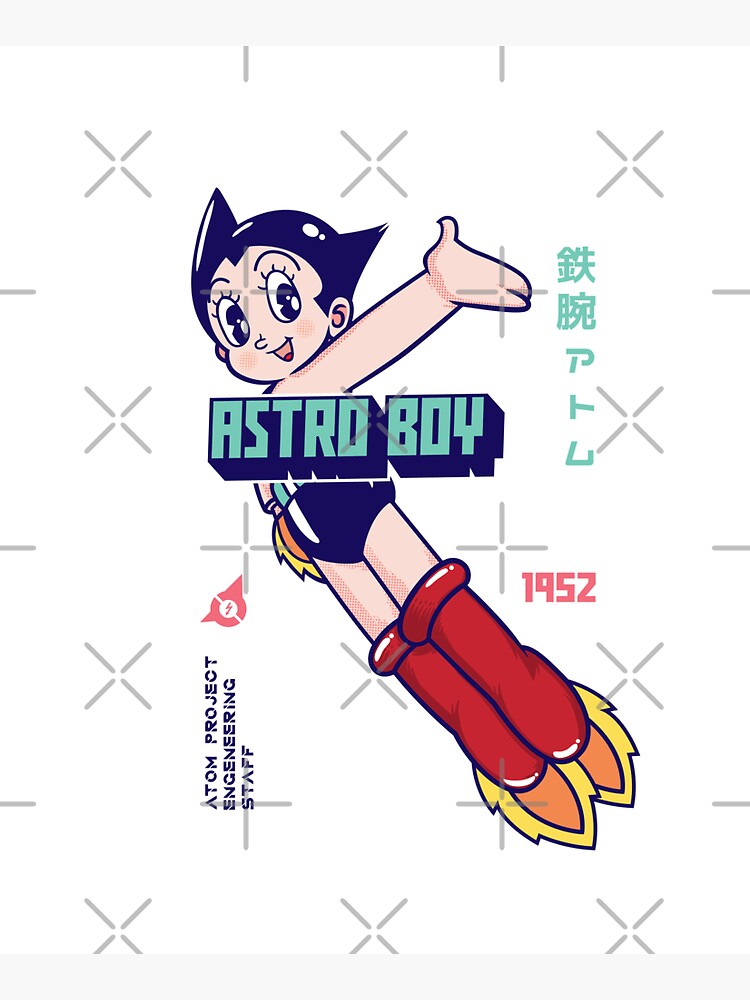 Vintage Tezuka Osamu ASTRO BOY Hologram Shirt L Jersey Vintage