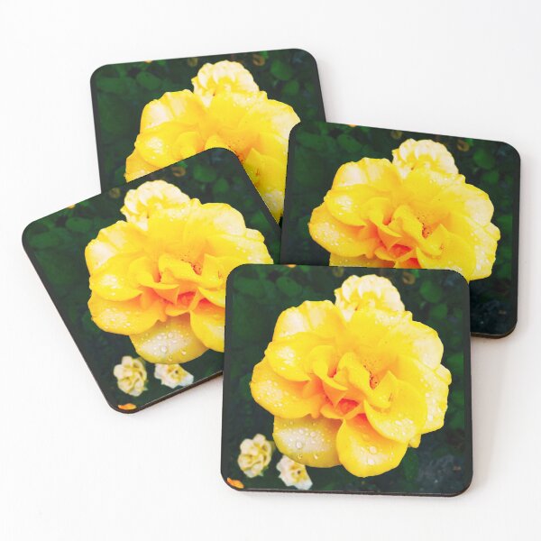 Item preview, Tender yellow rose after the rain covered with drops  designed and sold by helenkaiy.