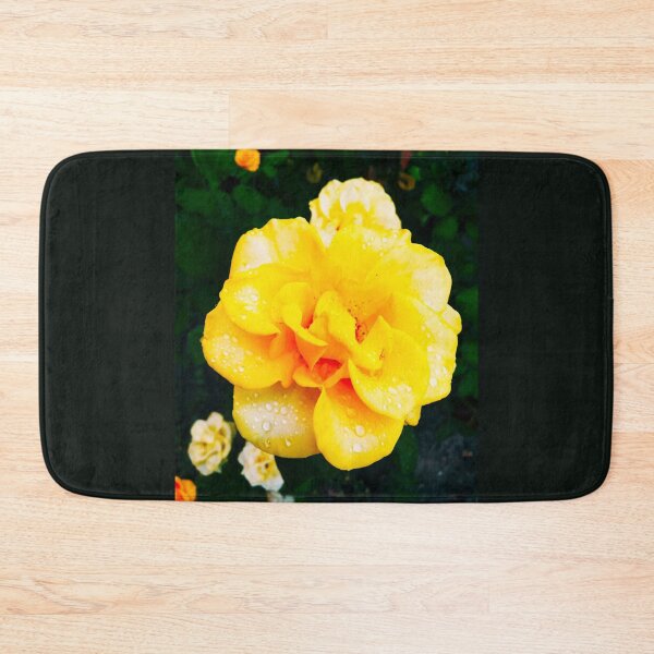 Item preview, Tender yellow rose after the rain covered with drops  designed and sold by helenkaiy.