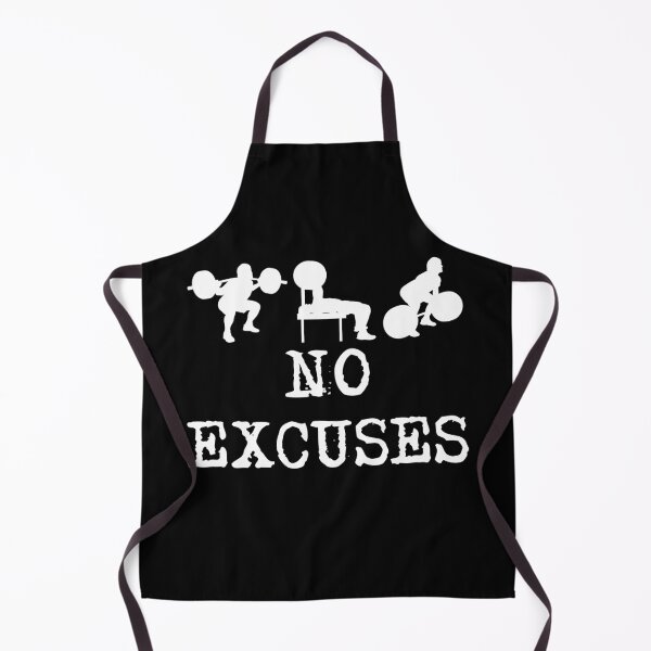 Item preview, No Excuses Powerlifting Squat Bench Deadlift designed and sold by digiluminate.
