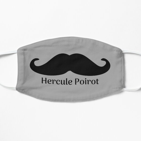 Moustache Hercule Poirot Masque sans plis