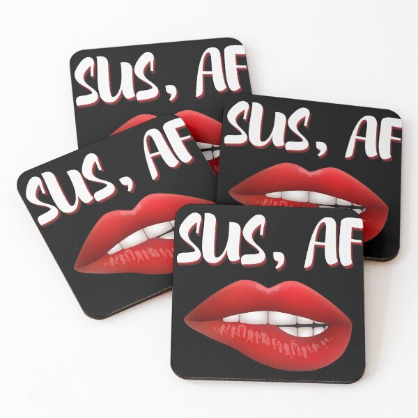 Item preview, SUS, AF Lip Bite- White Text designed and sold by miTeless seDign.