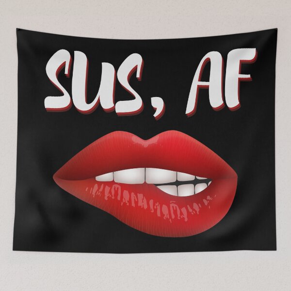 Item preview, SUS, AF Lip Bite- White Text designed and sold by miTeless seDign.