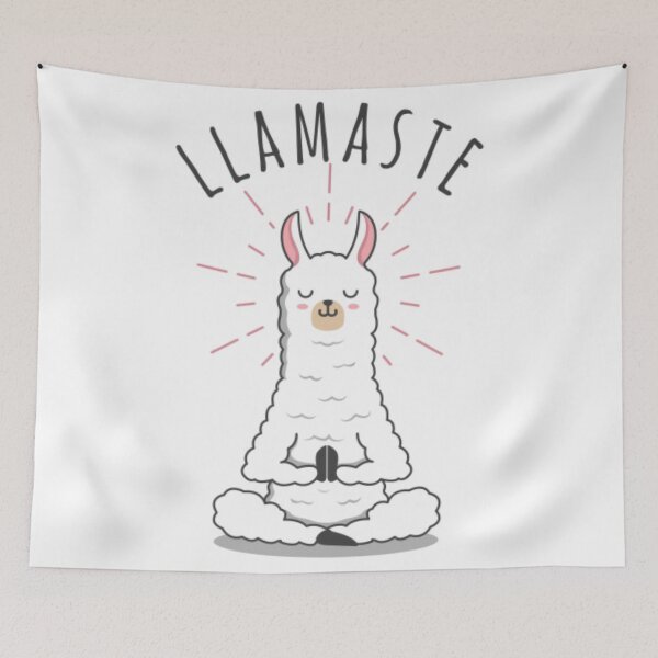 Item preview, Llamaste meditating llama designed and sold by Rakos-Merch.
