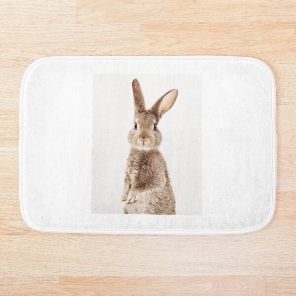 Item preview, Conejo bebé, conejito marrón de pie, animales bebé Lámina de Synplus designed and sold by synplus.