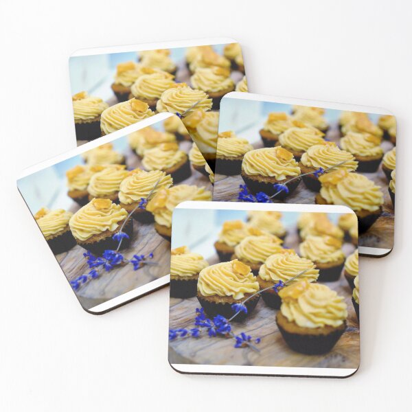 Item preview, Banana cupcakes with vanilla cream and lavender designed and sold by PhotoCDesign.