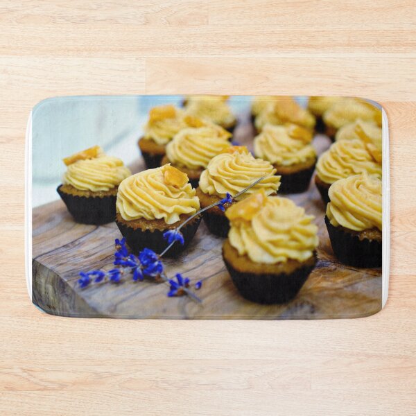 Item preview, Banana cupcakes with vanilla cream and lavender designed and sold by PhotoCDesign.