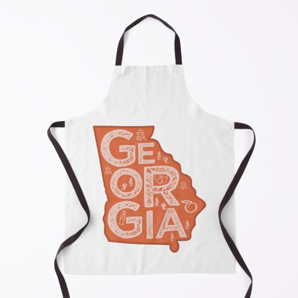 Item preview, Georgia Map Typography Red designed and sold by HelloGentry.