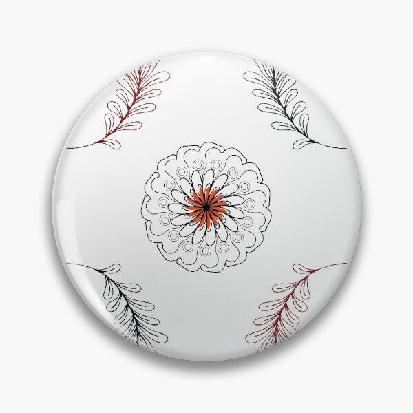 Item preview, Wine Floral Mandala designed and sold by Julianadieyi.