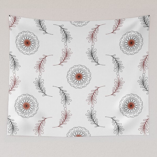 Item preview, Wine Floral Mandala designed and sold by Julianadieyi.