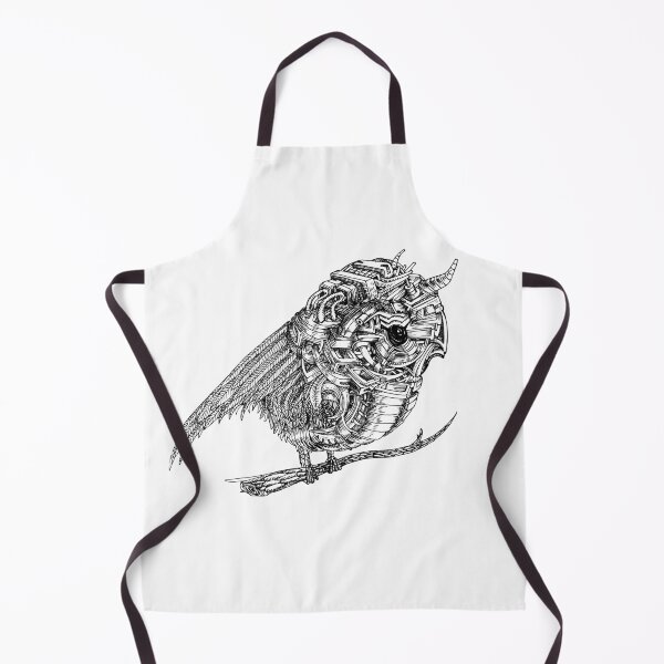 Item preview, Mechanical Owl | Line Art designed and sold by Trippinink-.