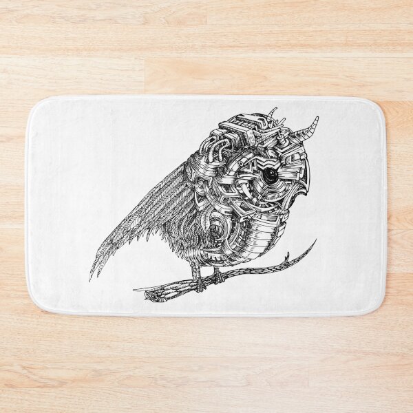 Item preview, Mechanical Owl | Line Art designed and sold by Trippinink-.