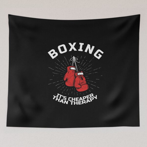 Item preview, Boxing It's cheaper than therapy designed and sold by Masmalinncheek.