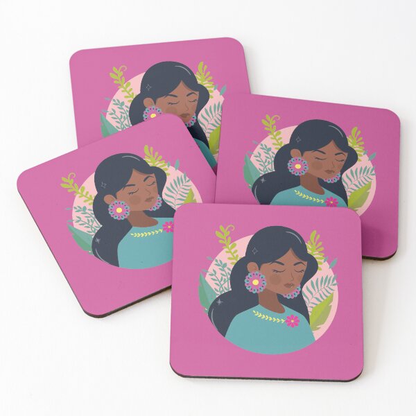 Item preview, Feminine Allusive Latina Floral Background Latina Empowerment designed and sold by gugenia.