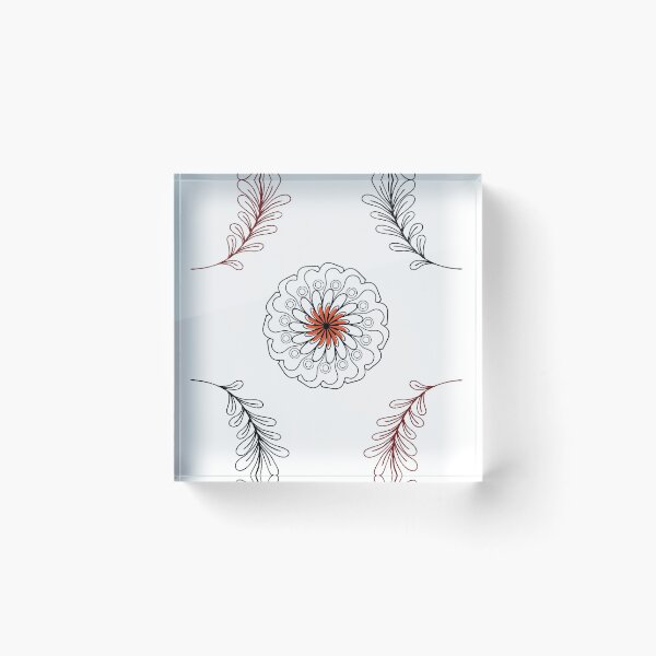 Item preview, Wine Floral Mandala designed and sold by Julianadieyi.