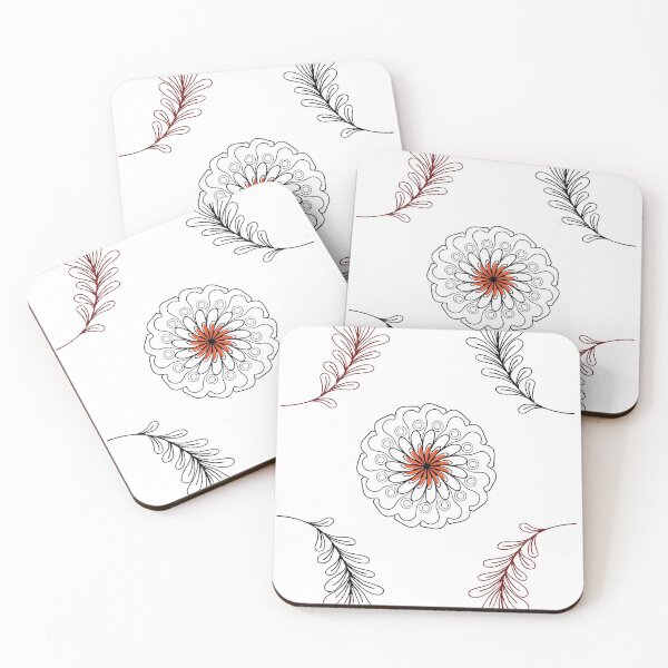 Item preview, Wine Floral Mandala designed and sold by Julianadieyi.