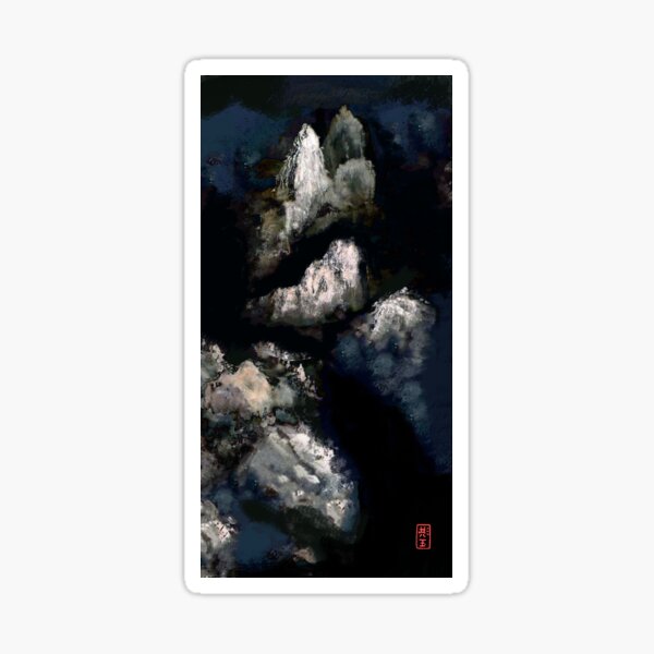 Murmur of the mountains Triptych n ° 1 Sticker