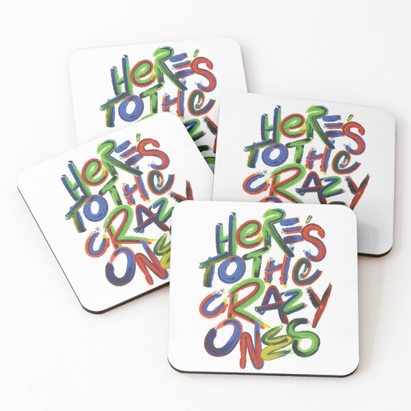 Item preview, "Here's to the crazy ones" cheers art design designed and sold by AznavourByKarin.