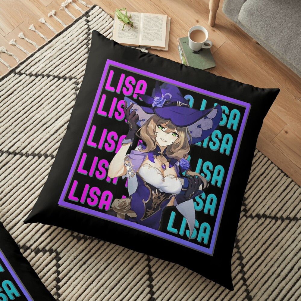 lisa genshin impact pillow