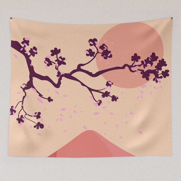 Item preview, Cherry Blossoms Terracotta designed and sold by MaiZephyr.