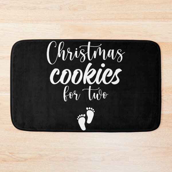 Item preview, Christmas Cookies For Two, Christmas Pregnancy Announcement, Christmas Pregnancy Reveal, Baby Announcement designed and sold by ambaart.