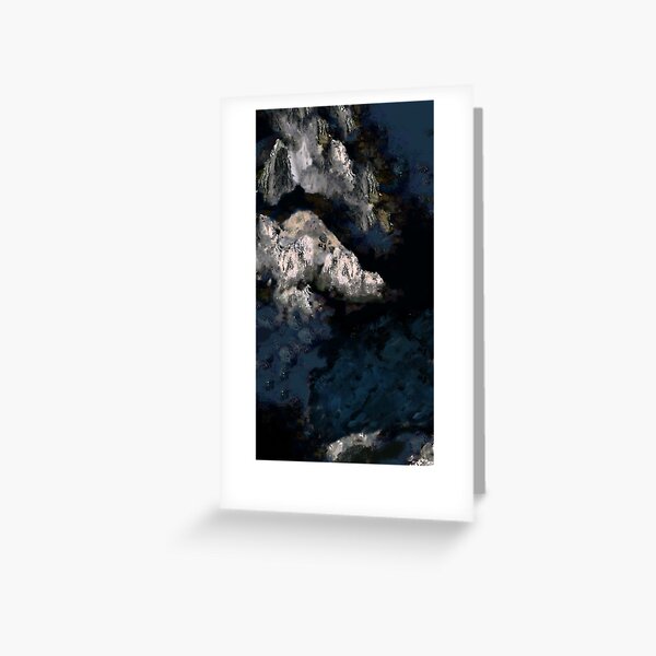 Murmur of the mountains Triptych n ° 3 Greeting Card
