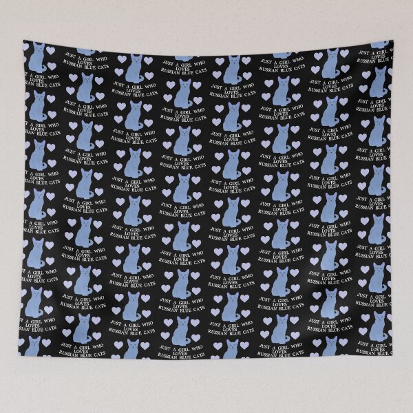 Item preview, Just A Girl Who Loves Russian Blue Cats designed and sold by IBMClothing.