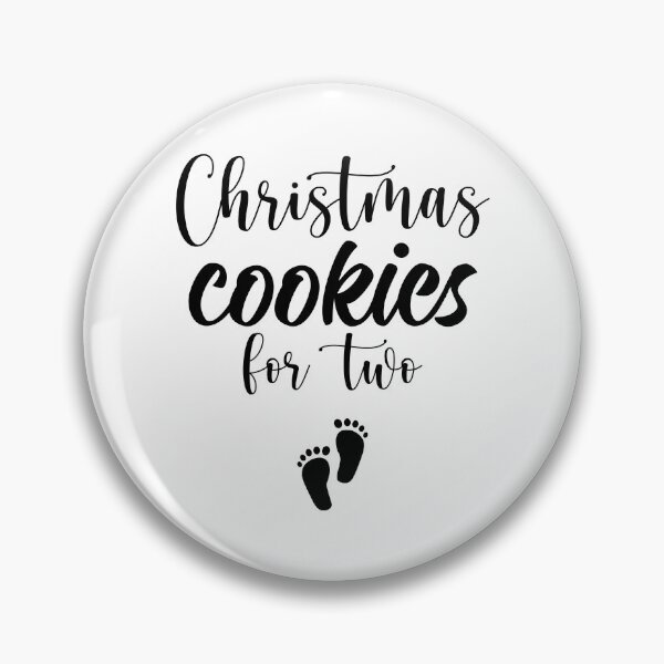 Item preview, Christmas Cookies For Two, Christmas Pregnancy Announcement, Christmas Pregnancy Reveal, Baby Announcement designed and sold by ambaart.
